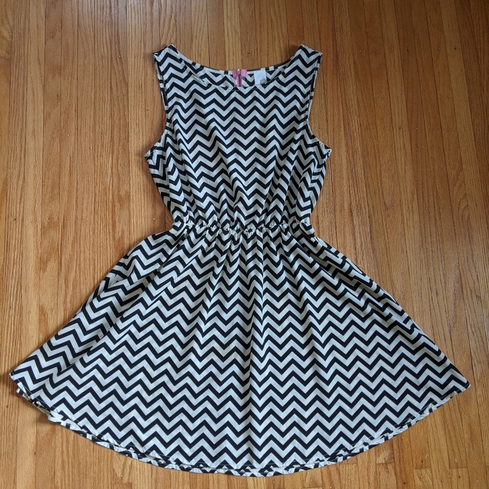 Francesca's Chevron Striped Dress